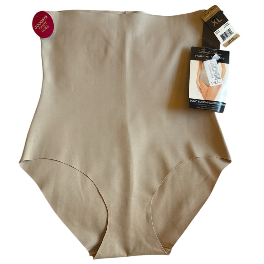 Marilyn Monroe High-Waisted Shapewear Briefs in Nude - XL